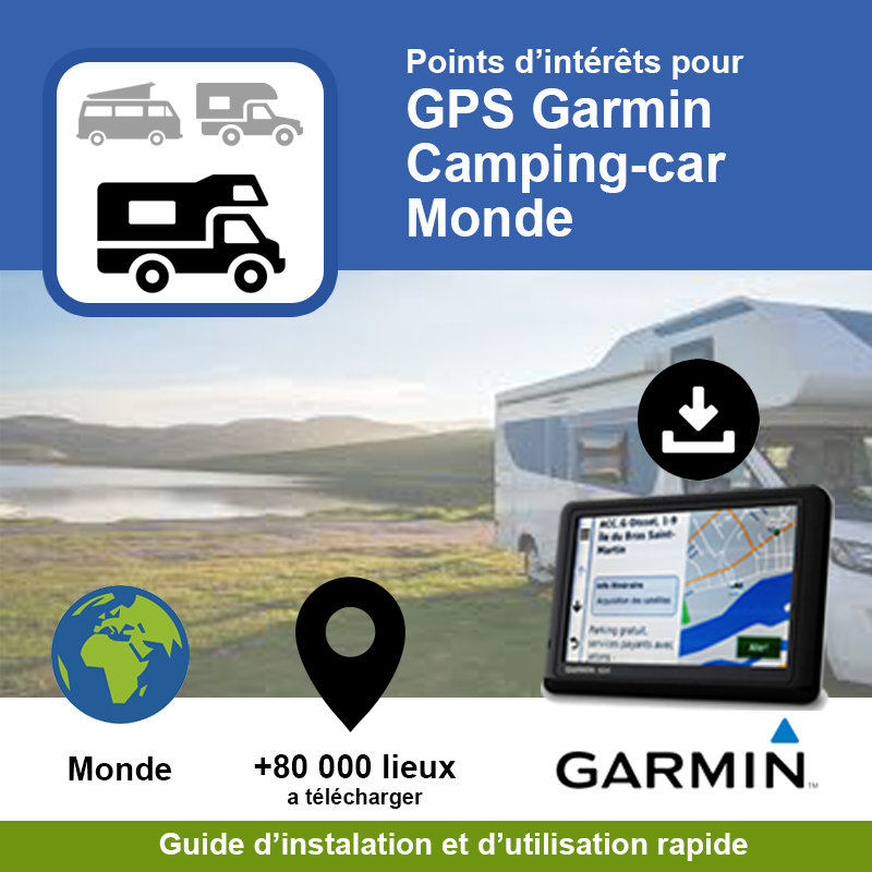 POI park4night GPS Garmin (.gpi) Monde